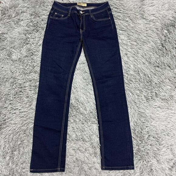 My Christy Denim Dark Blue Jeans Size Large - Picture 1 of 9